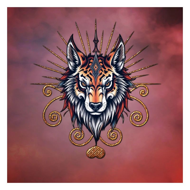 Stunning Wolf Head