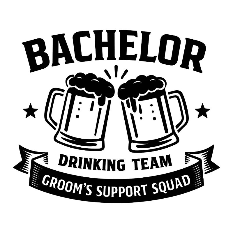 Bachelor Drinking Team - JGA Groom Support Squad