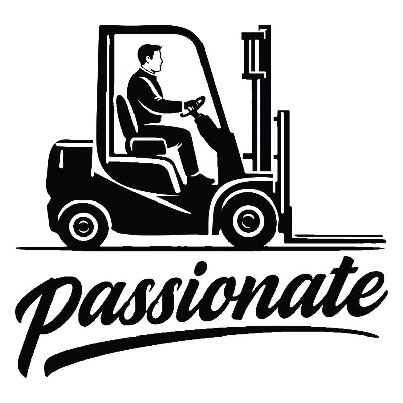 Conception passionnée de conducteur de chariot élévateur