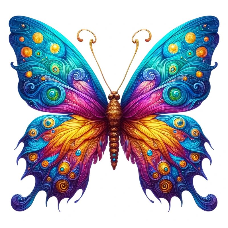 Papillon Van Gogh