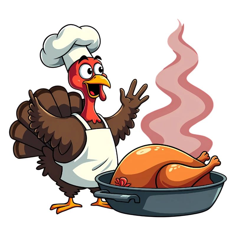 Cuisinier de dinde de Thanksgiving