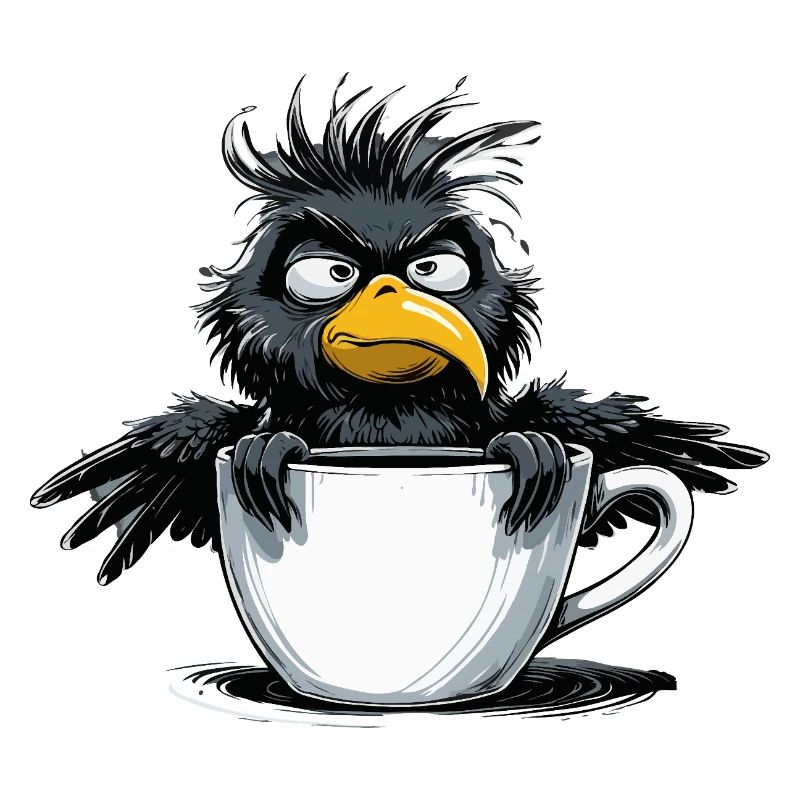 Morgenmuffel Kaffee Kein Bock Rabe Schlechte Laune