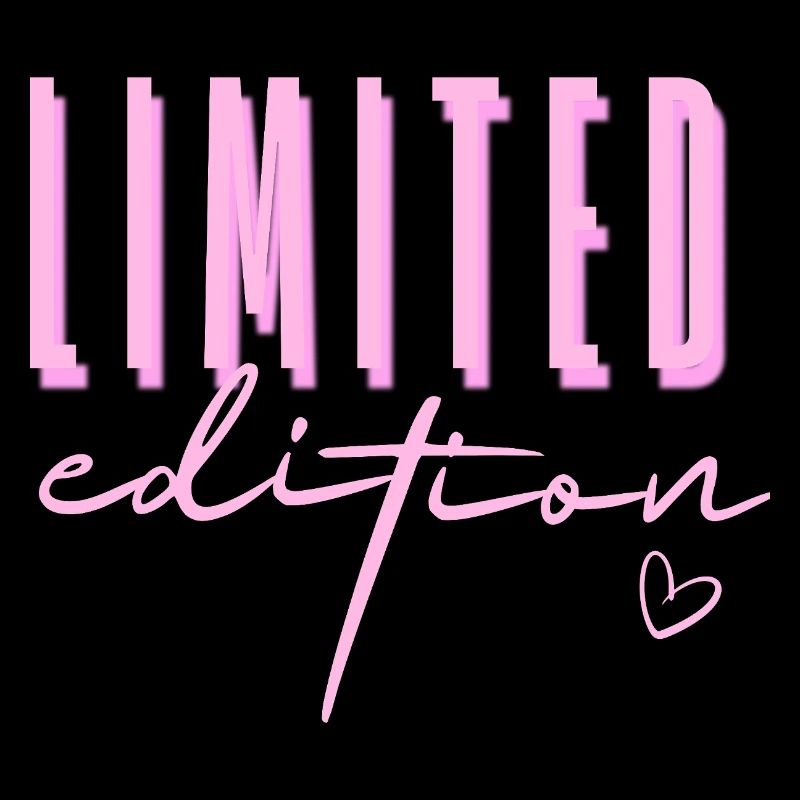 Édition limitée Pink Script | Streetwear Design