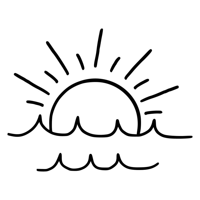 Sun and waves