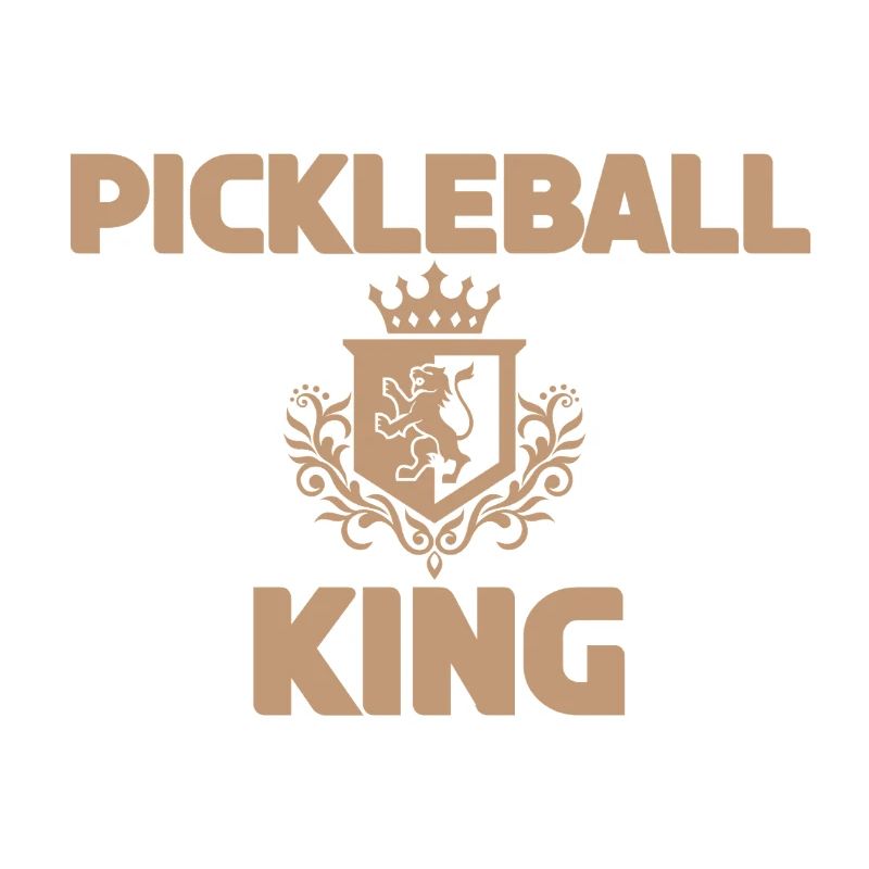 Pickleball King Pattern Design
