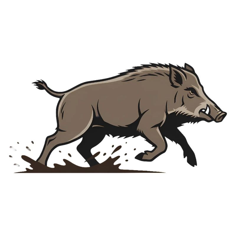 Course de sanglier Chasse d’attaque