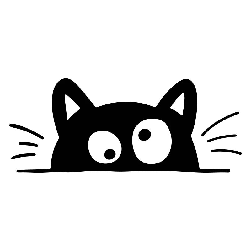 Neugierige Katze