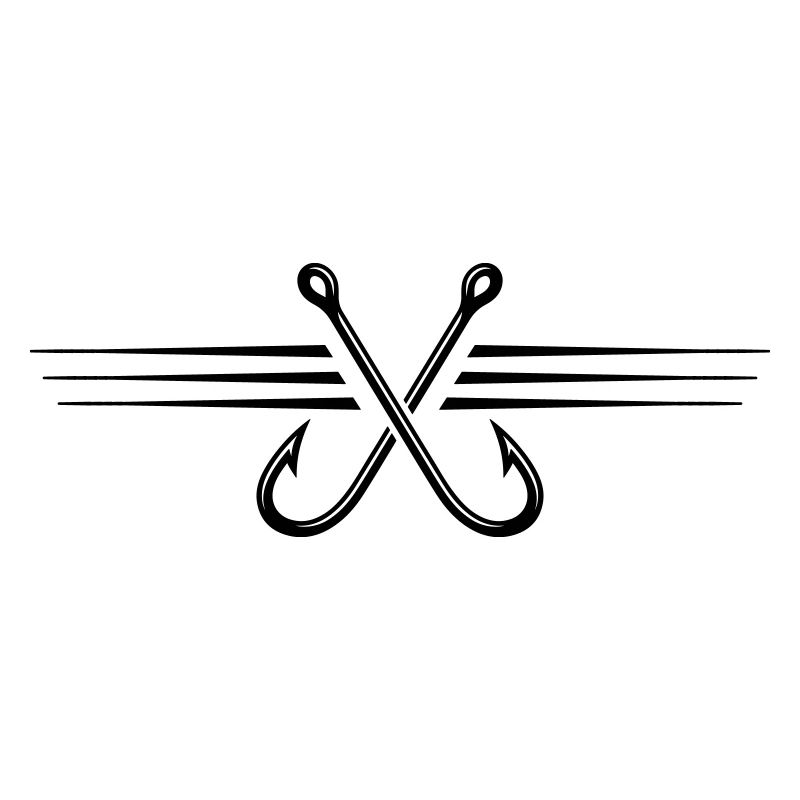Fish hook icon