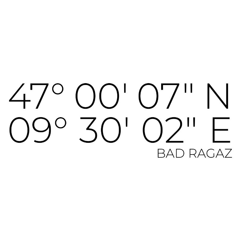 Coordinates Bad Ragaz, Switzerland