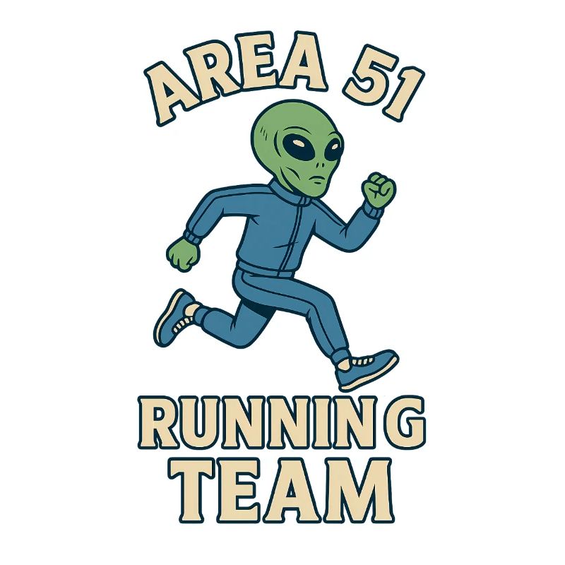 Conception de l'équipe de course extraterrestre de la zone 51