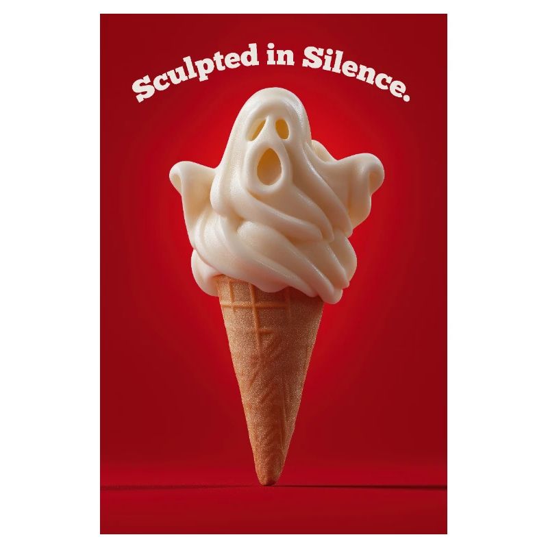 Ghost IceCream Geformte Stille