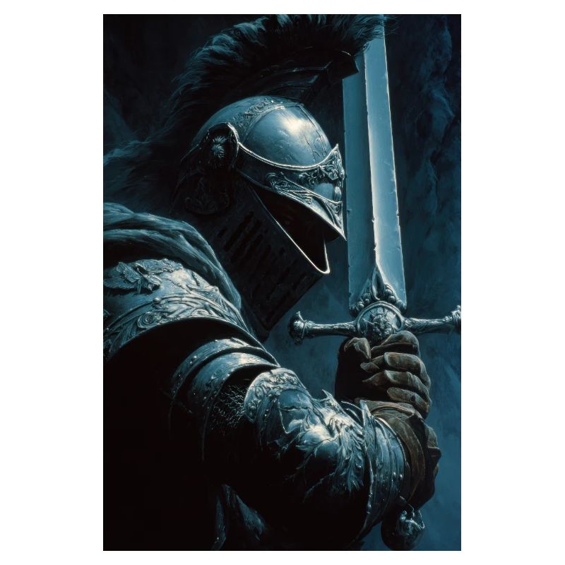 Chevalier Noir à l’épée d’argent