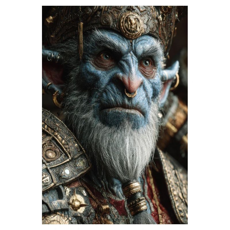 Roi Orc en armure ornée