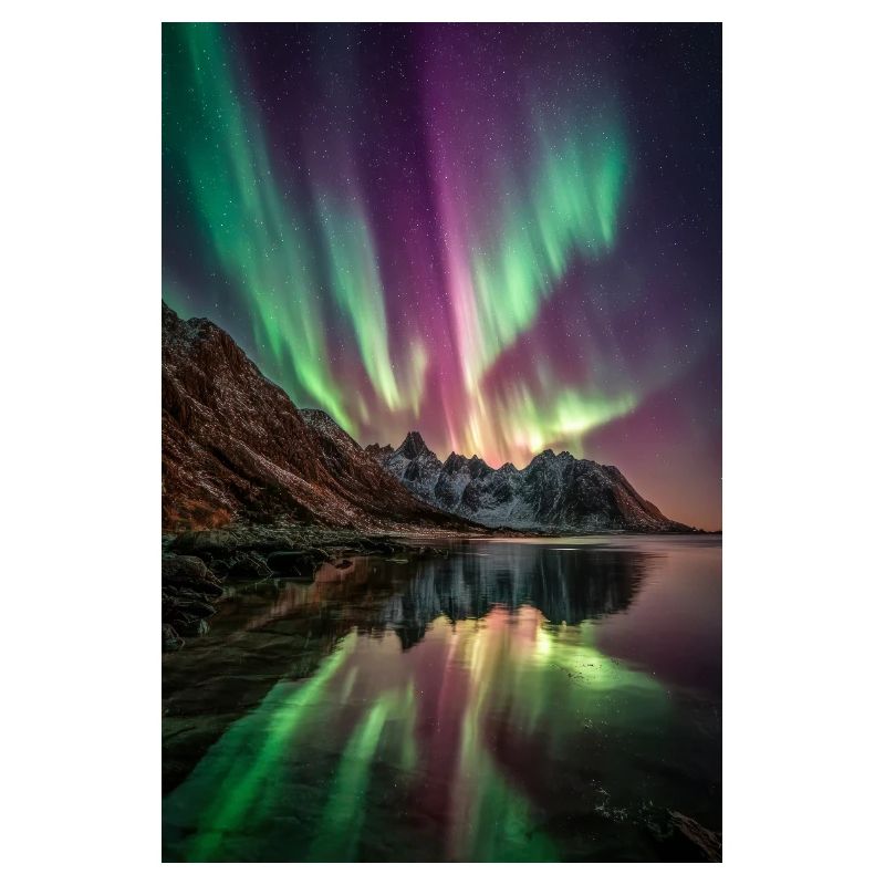 Aurora Peaks Reflexionen