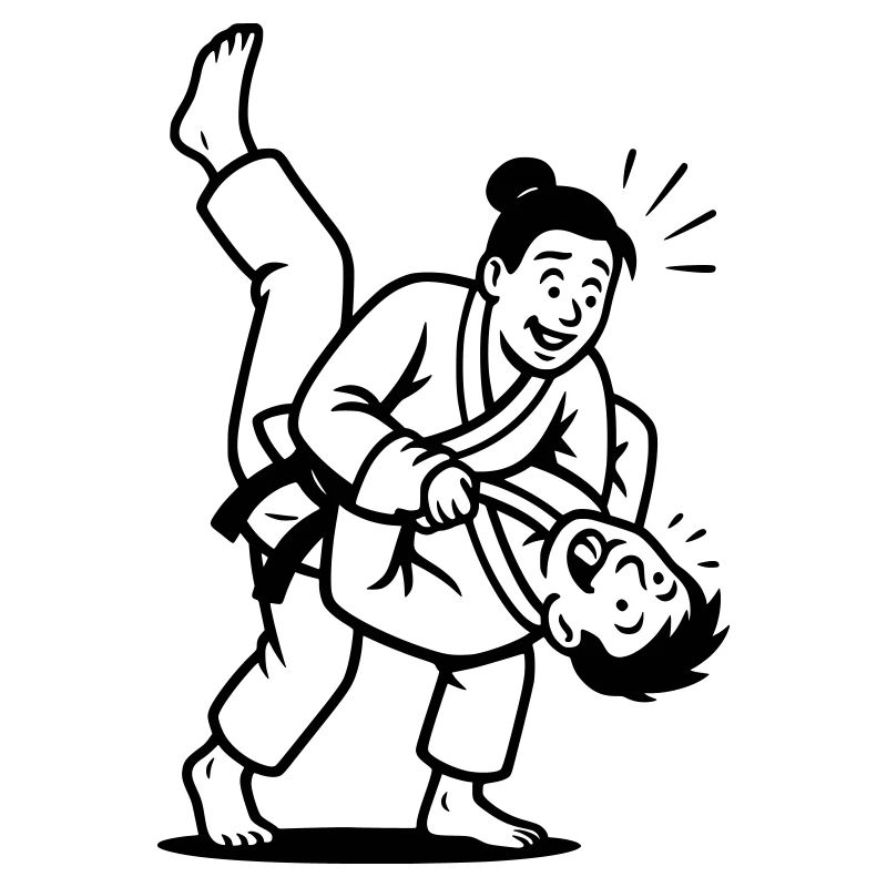 Judoka Throw