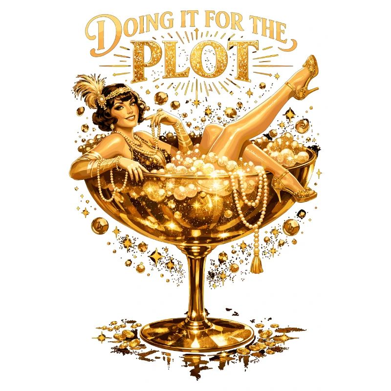 Golden Flapper: Doing it for the Plot Art