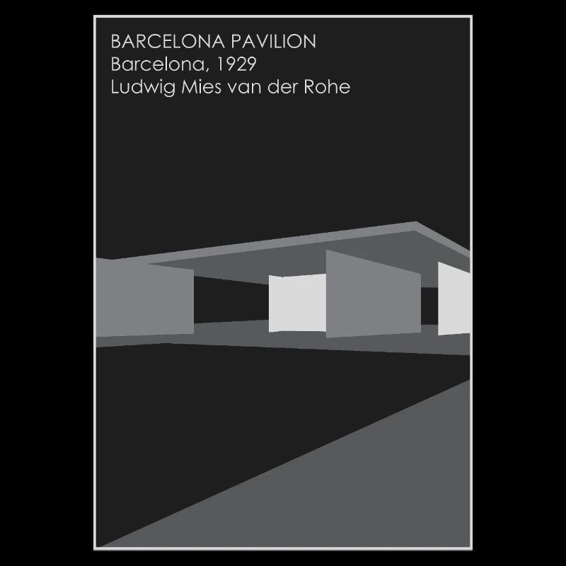 Architecture moderne : Pavillon de Barcelone