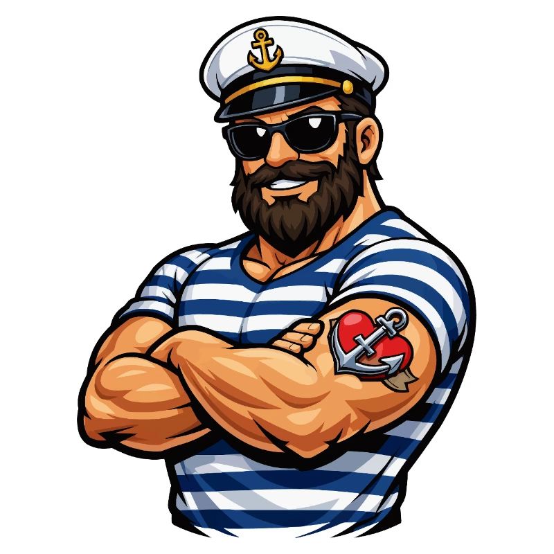 Sailor with tattoo