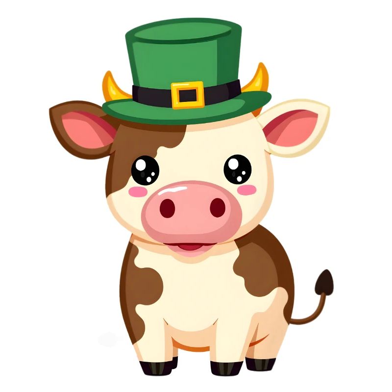 Vache à la Saint-Patrick