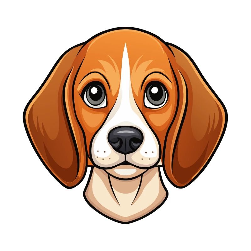 Beagle-Gesicht