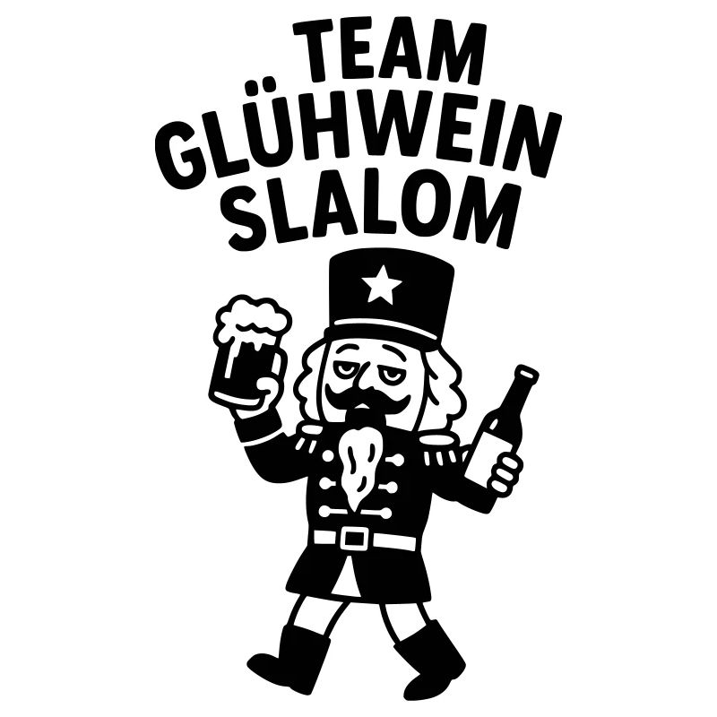 Team mulled wine slalom drunk nutcracker funny