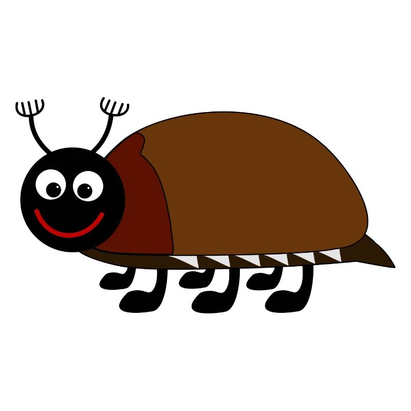 Playful bug illustration for kids