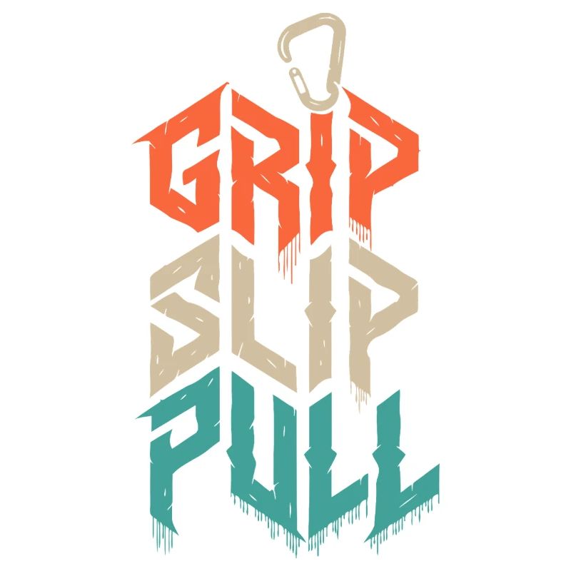 Grip Slip Pull Climbing Grunge