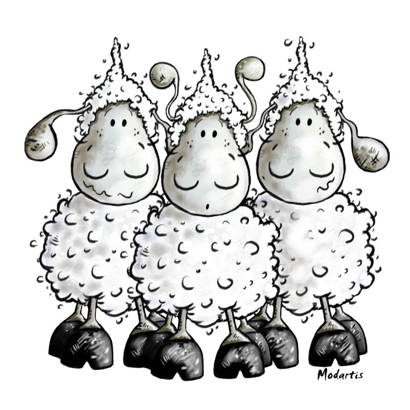 "Mc Wool" - sheep t-shirt design