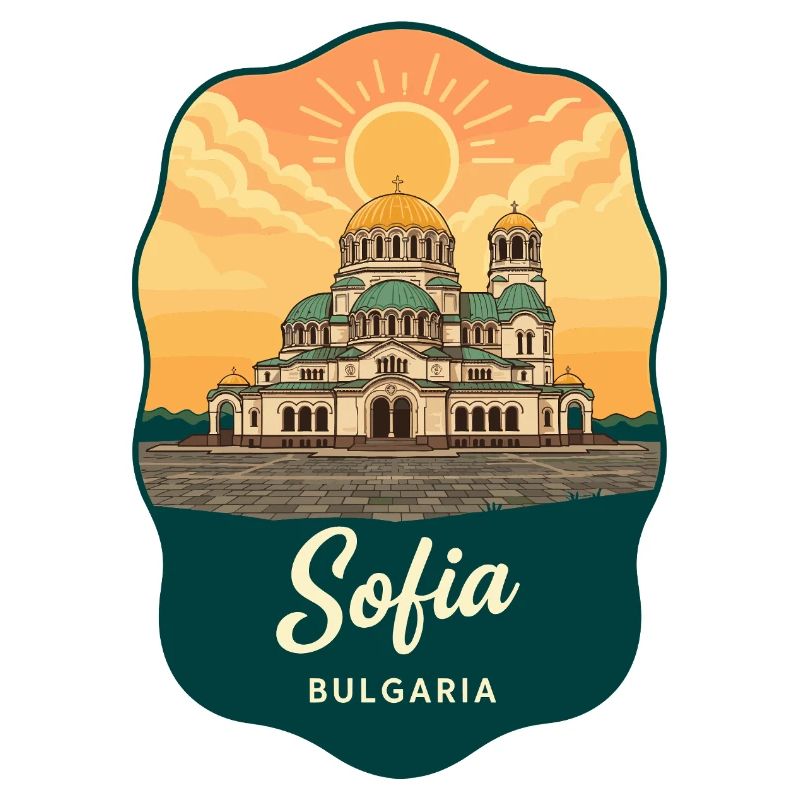 Sofia Alexander Nevsky Vintage Badge
