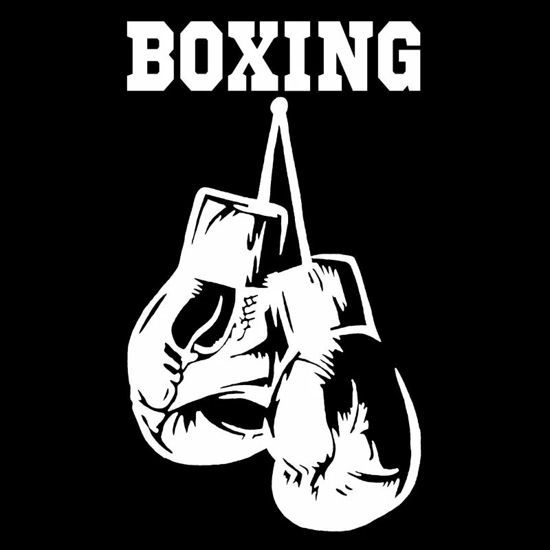 Gants de boxe blancs