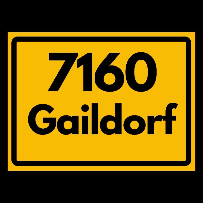 OLD POSTCODE POSTCODE RETRO 7160 GAILDORF HEIMAT