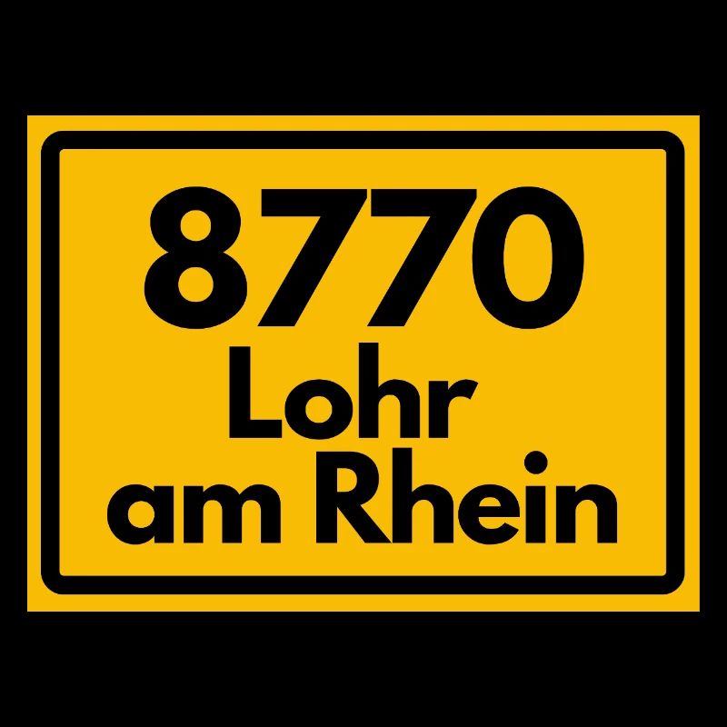 ALTE POSTLEITZAHL PLZ RETRO 8770 LOHR AM MAIN 