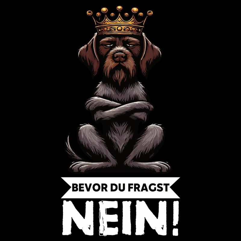Bevor Du Fragst Nein Deutsch Drahthaar Drahthaare 