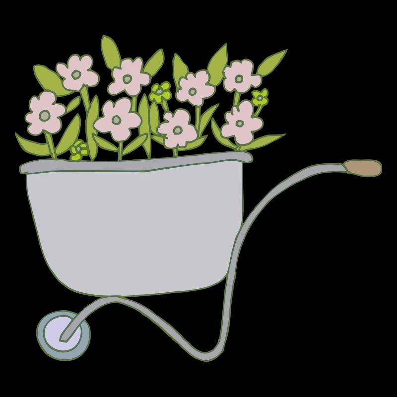 Brouettes Fleurs