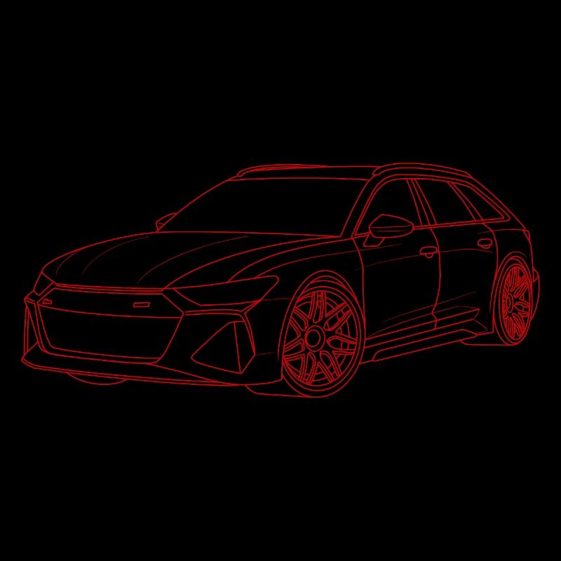 Auto outline red