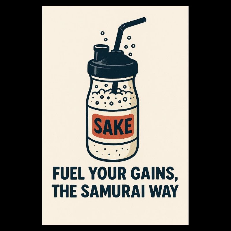 Saké et Gains Style Samurai