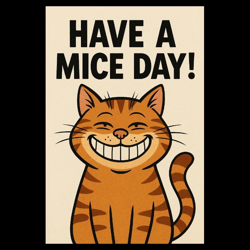 Have a Mice Day Katzenlachen
