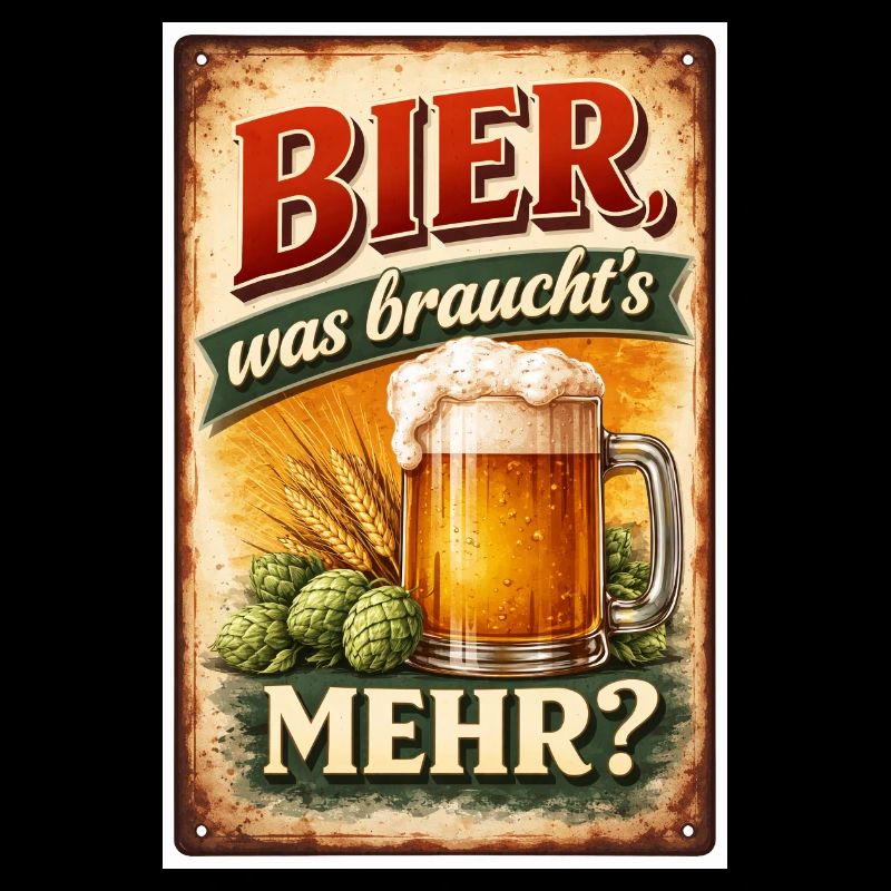 Bier, was braucht's Mehr?