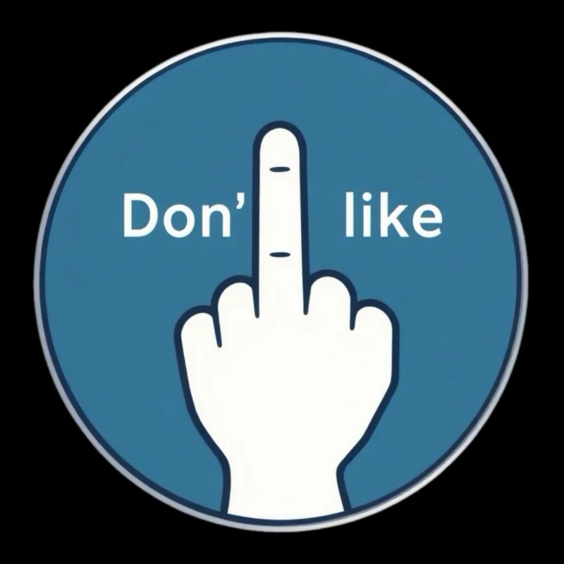 Nein Danke Mittelfinger Design