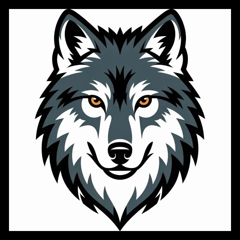 Wolf Graphic Emblem