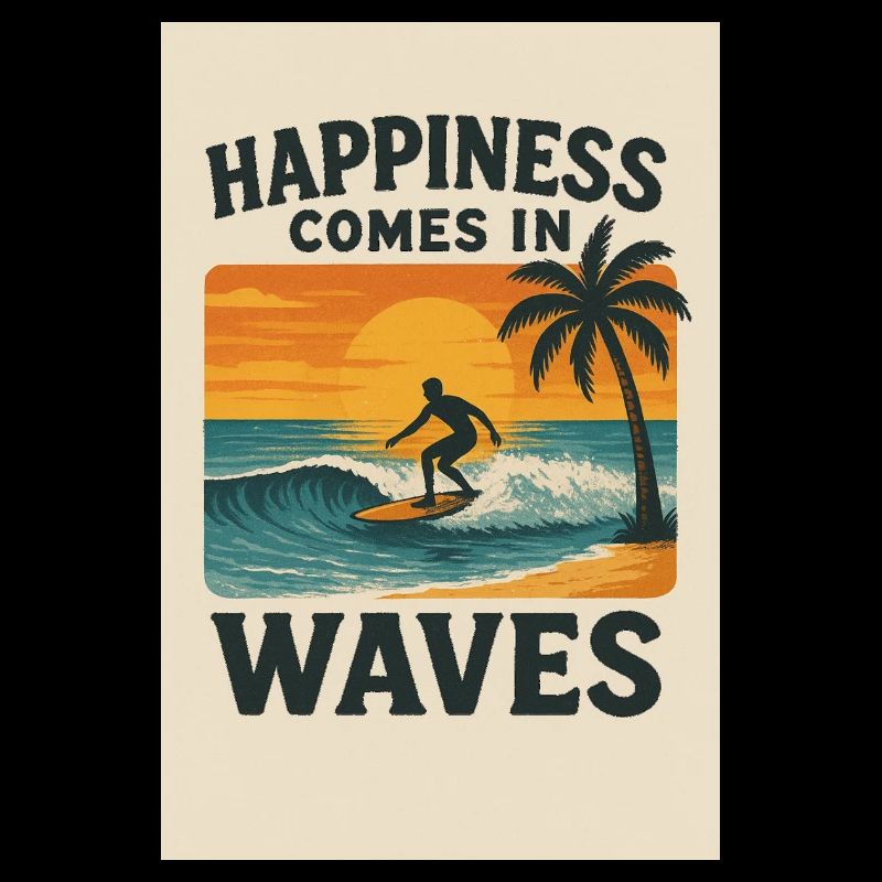 Happiness comes in waves