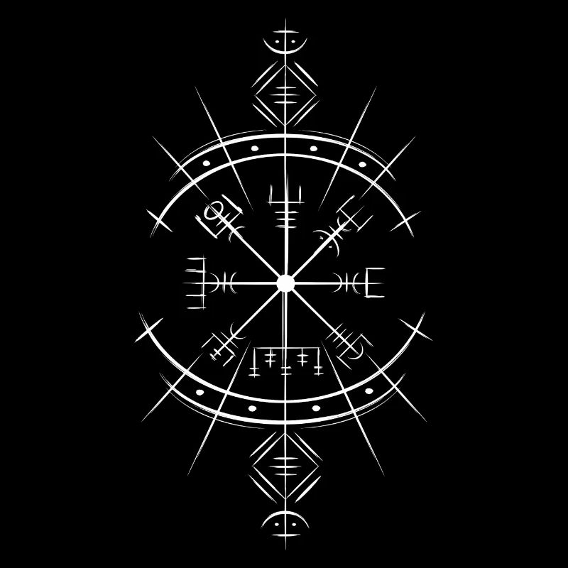 Vegvisir Viking Compass Neopaganism