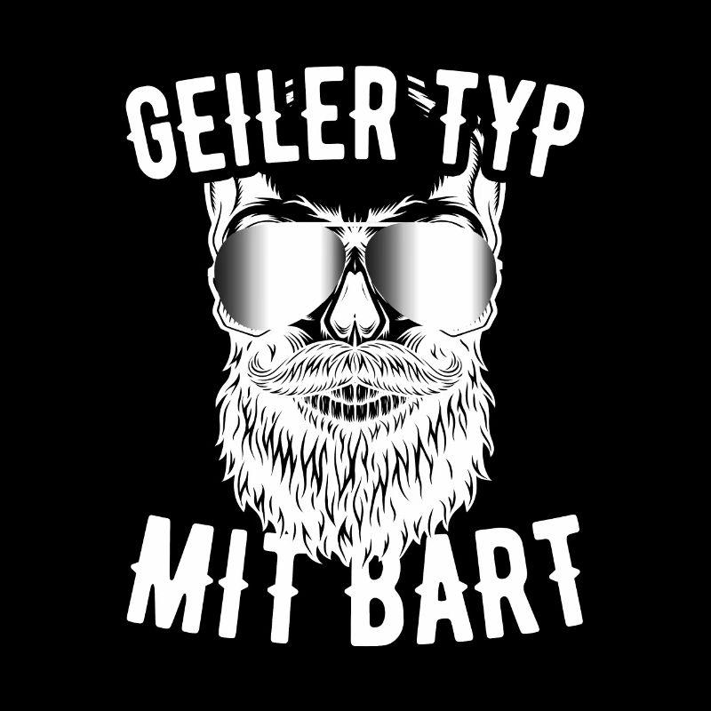 Geiler Typ Mit Bart Bartträger Barbier Vollbart