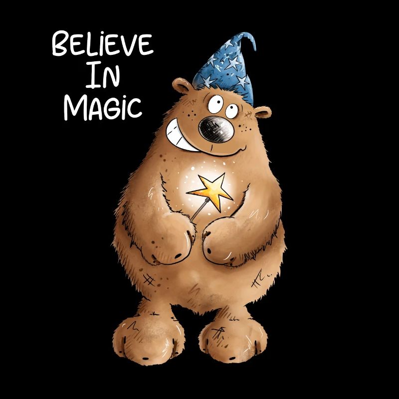 Croyez en Magic Wizard Bear I Magicien