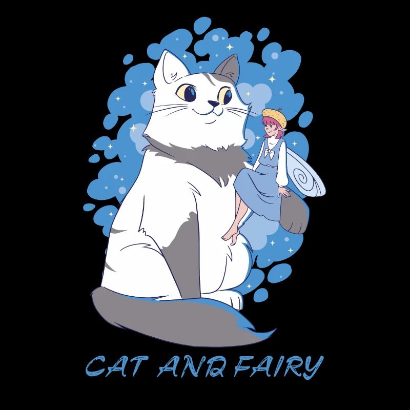 Chat et fée