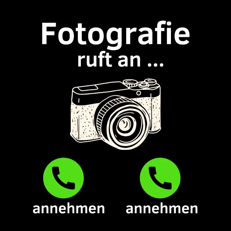 Fotografie ruft an - annehmen oder annehmen?