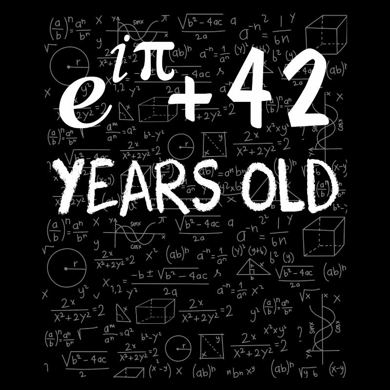 41st birthday 41 years old Euler Identity gift