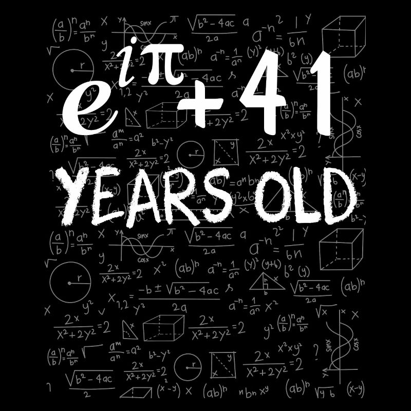 40e anniversaire 40 ans Euler Identité cadeau math