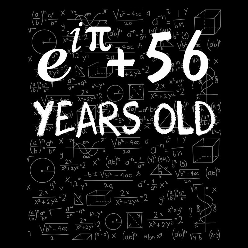 55. Geburtstag 55 Jahre Euler Identity