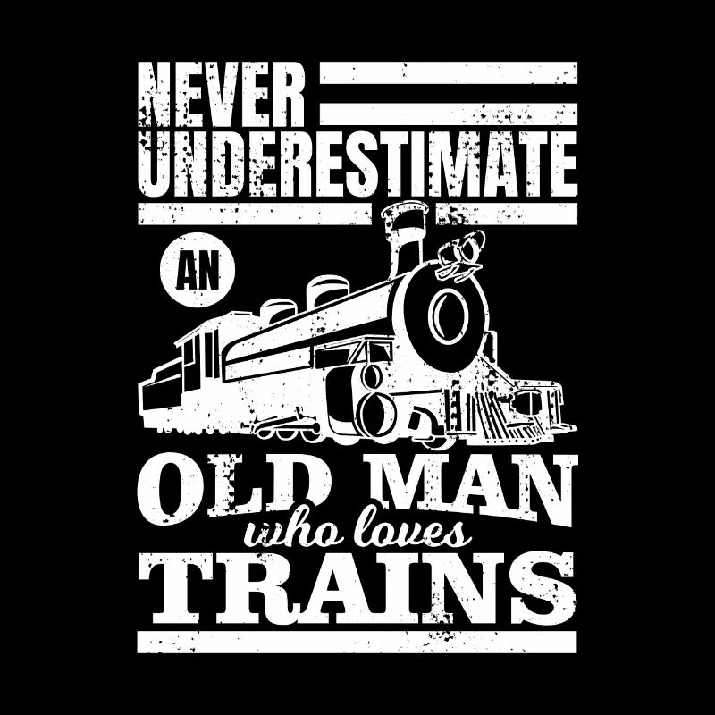 Never underestimate an old train lover